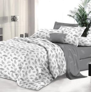 Комплект постельного белья Евростандарт, сатин "Престиж" (Вдохновение )