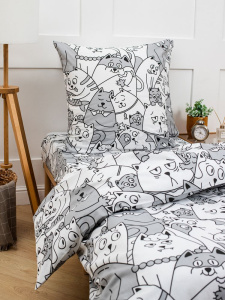 Наволочка 60*60 см, бязь "Комфорт" (Котовасия)