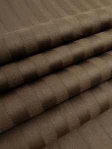 Пододеяльник Евростандарт 200*220 см, сатин-страйп (Горький шоколад)