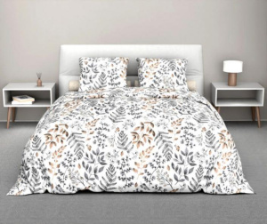 Пододеяльник 2-спальный, с вырезом "ромб", бязь "Комфорт" (Листопад)