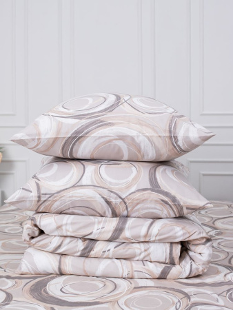 Комплект постельного белья 1,5-спальный, перкаль (Кимберли)