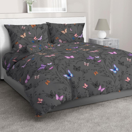 Простыня на резинке 090*200 см, перкаль, борт 25 см (Россана)