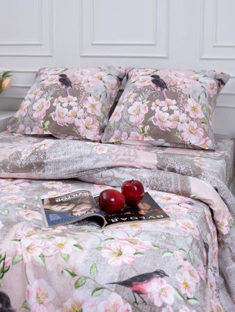 Комплект постельного белья 1,5-спальный, перкаль (Торриджани)