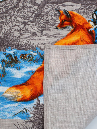 Комплект полотенец 48*60 см, 3 шт., рогожка (Лисы)