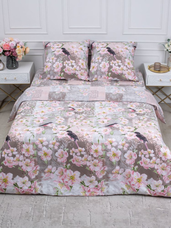 Комплект постельного белья 1,5-спальный, перкаль (Торриджани)