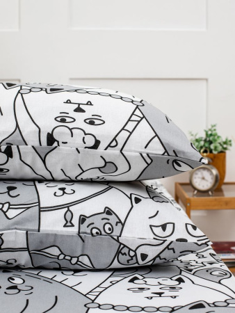 Комплект постельного белья 1,5-спальный, бязь "Комфорт" (Котовасия)