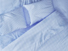 Простыня на резинке 160*200 см, бязь "Комфорт", борт 25 см (Виши, голубой)