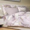 Простыня 2-спальная, перкаль (Мраморный узор, сиреневый)