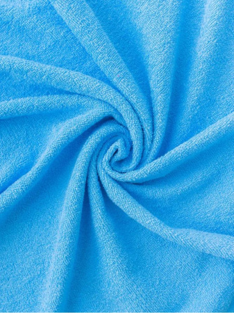 Парео женское на липучке,100 % хлопок (Голубой)