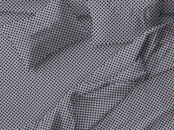 Комплект постельного белья Евромакси, бязь "Комфорт" (Виши, темно-синий)