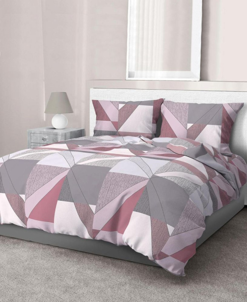 Наволочка 50*70 см, перкаль (Тилен, розовый)