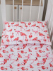 Наволочка 40*60 см, перкаль, детская расцветка (Фламинго)