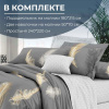 Комплект постельного белья 2-спальный с Евро простыней,на молнии, поплин (Финист)