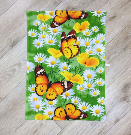 Полотенце 50*70 вафельное (Лето)