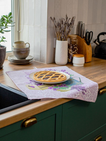 Комплект полотенец 48*60 см, 3 шт., рогожка (Лавандовый прованс)