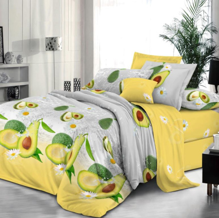 Пододеяльник Евромакси 240*220 см, на молнии, поплин (Тейсти (основа))