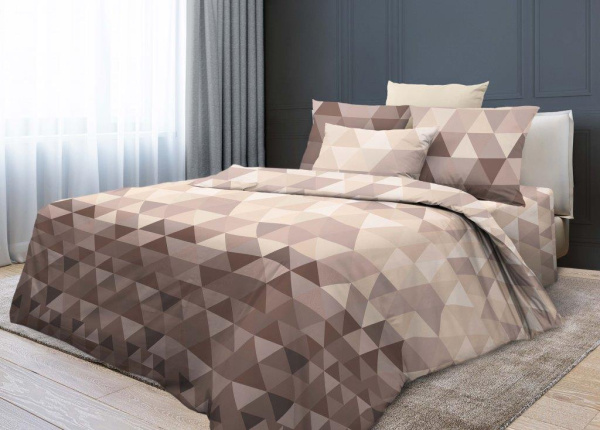 Простыня на резинке 140*200 см, бязь "Люкс", борт 25 см (Форест)