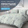 Простыня 2-спальная, перкаль (Астерия, мятный)