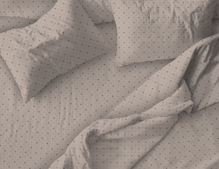 Пододеяльник 1,5-спальный, бязь "Комфорт" (Голливуд, темно-бежевый)