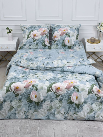 Комплект постельного белья 1,5-спальный, перкаль (Нигури)