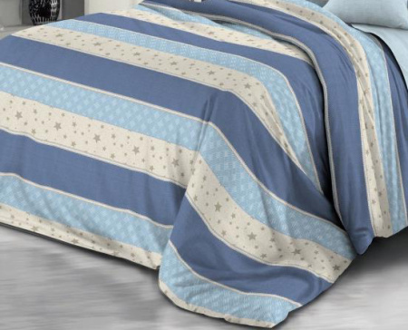 Пододеяльник Евромакси 240*220 см, на молнии, поплин (Морской стиль (основа))