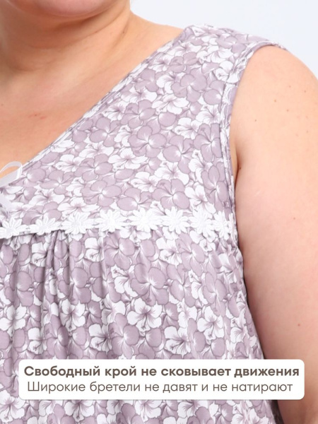 Сорочка ночная женская,мод. 431, трикотаж 60-70 (Ксения)