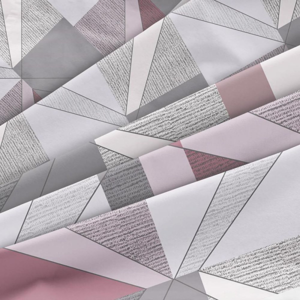 Наволочка 50*70 см, перкаль (Тилен, розовый)