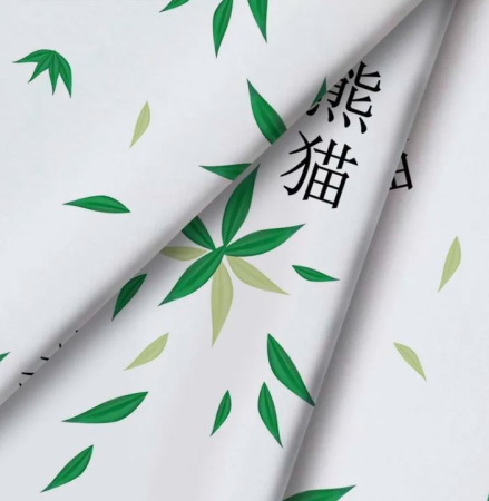 Комплект постельного белья Семейный, на молнии, поплин (Панды)