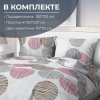 Комплект постельного белья 1,5-спальный, бязь  ГОСТ (220) (Пинг понг на сером)