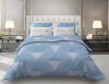 Комплект постельного белья 1,5-спальный, бязь "Комфорт" (Галактика, синий)