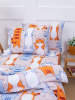 Простыня 1,5-спальная, бязь "Комфорт", детская расцветка (Кот батон)