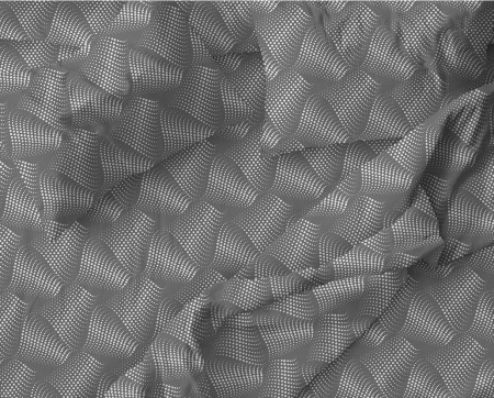 Пододеяльник 1,5-спальный, бязь "Комфорт" (220) (Иллюзия, серый)