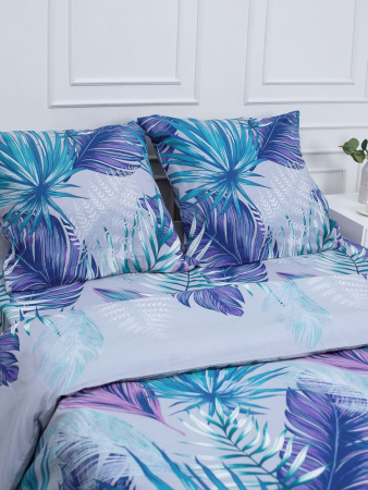 Комплект постельного белья 1,5-спальный, перкаль (Мира, серый)