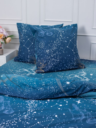 Комплект постельного белья 1,5-спальный, перкаль (Млечный путь)