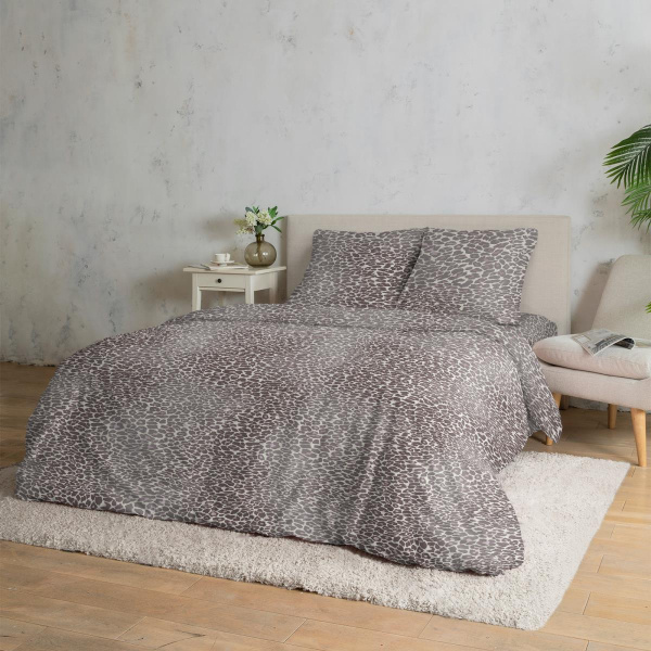 Наволочка 50*70 см, перкаль (Дымчатый Лео)