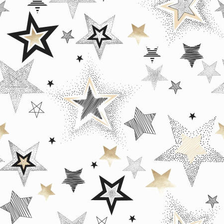 Комплект постельного белья 1,5-спальный, бязь  ГОСТ (220) (Звездный час, бежевый)