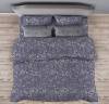 Комплект постельного белья 1,5-спальный, бязь "Комфорт"(220) (Валенсия, сиреневый)