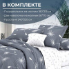 Комплект постельного белья 2-спальный с Евро простыней,на молнии, поплин (Пушинка)