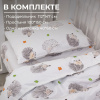Комплект постельного белья в детскую кроватку, перкаль (Ёжики)
