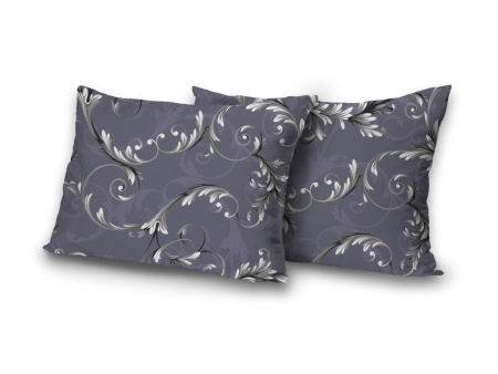 Комплект постельного белья 1,5-спальный, бязь "Комфорт"(220) (Валенсия, сиреневый)