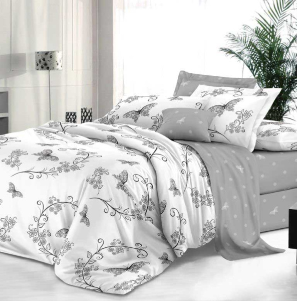 Наволочка 40*40 см, сатин "Престиж", на клапане (Антонэлла основа)