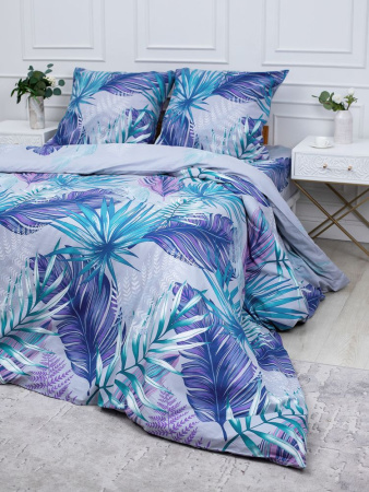 Комплект постельного белья 1,5-спальный, перкаль (Мира, серый)