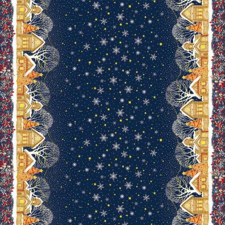 Скатерть 150*150 см, рогожка (Полночь)